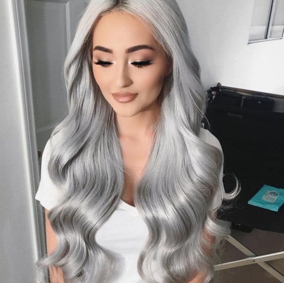 Gray Beauty Lace Front Wig main image 6